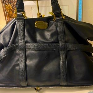 Samsonite large tote leather duffle travel bag